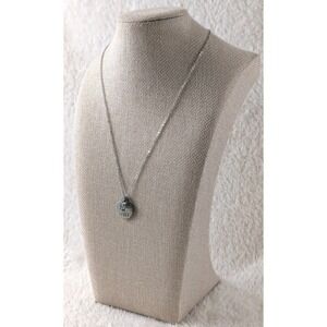 You Are Loved Necklace Inspirational Charm Silver Tone lld Maker Mark